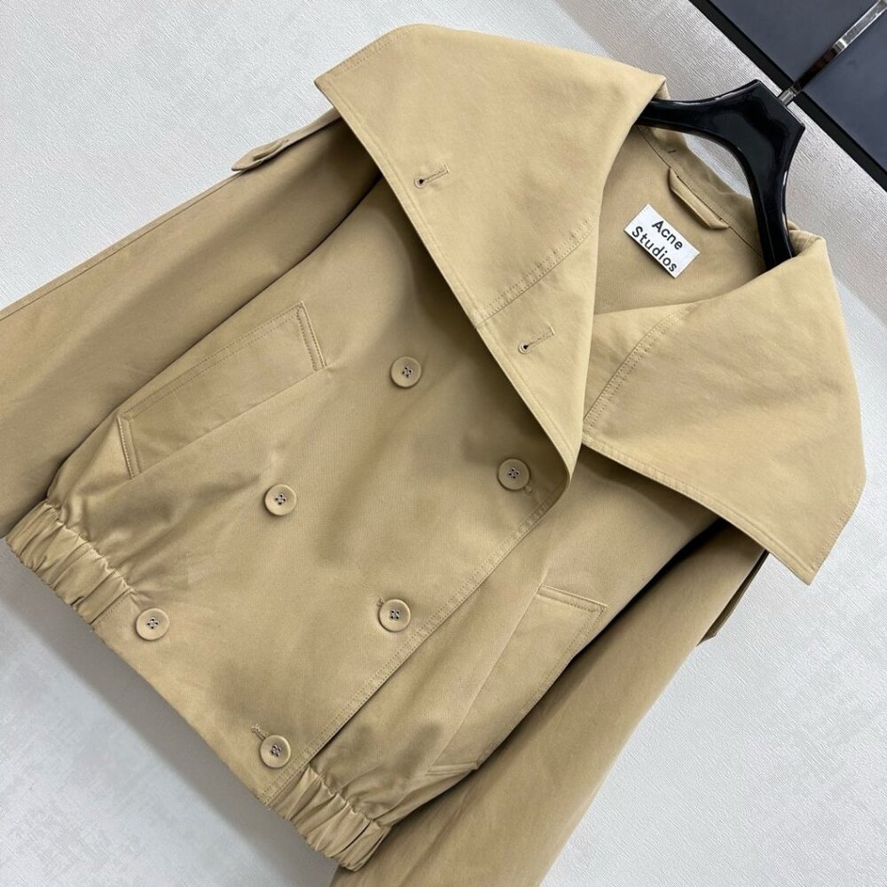 Acne Studios Short shawl trench coat - Picture 3 of 8